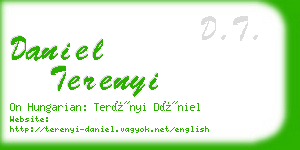 daniel terenyi business card